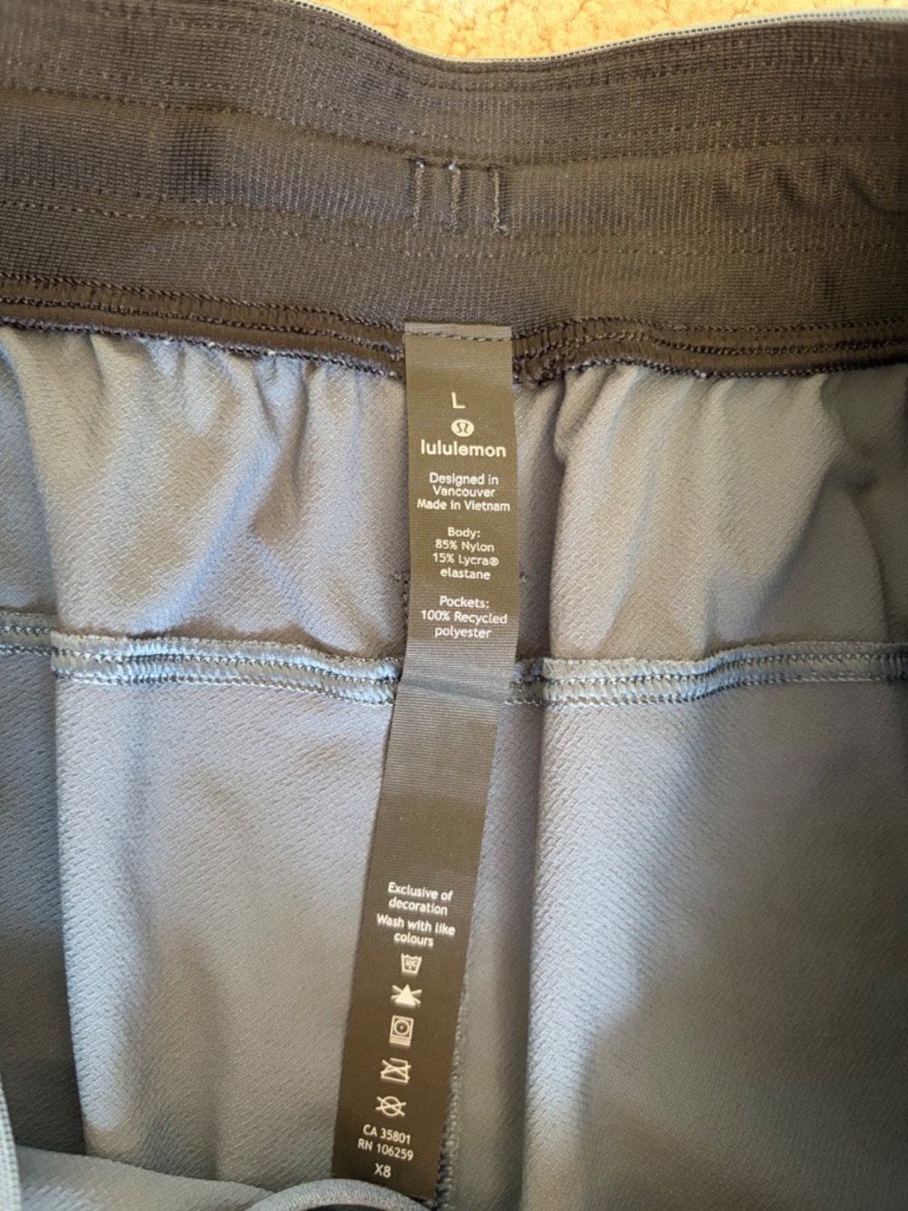 Lululemon men shorts License to Train Linerless 7" Large - Picture 14 of 15